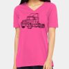 Ladies' Relaxed Jersey V-Neck T-Shirt Thumbnail