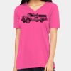 Ladies' Relaxed Jersey V-Neck T-Shirt Thumbnail