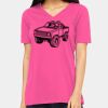 Ladies' Relaxed Jersey V-Neck T-Shirt Thumbnail