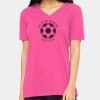 Ladies' Relaxed Jersey V-Neck T-Shirt Thumbnail