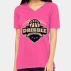 Ladies' Relaxed Jersey V-Neck T-Shirt Thumbnail