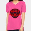 Ladies' Relaxed Jersey V-Neck T-Shirt Thumbnail