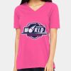 Ladies' Relaxed Jersey V-Neck T-Shirt Thumbnail