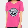 Ladies' Relaxed Jersey V-Neck T-Shirt Thumbnail