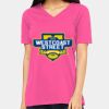 Ladies' Relaxed Jersey V-Neck T-Shirt Thumbnail