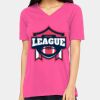 Ladies' Relaxed Jersey V-Neck T-Shirt Thumbnail