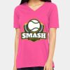 Ladies' Relaxed Jersey V-Neck T-Shirt Thumbnail