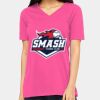 Ladies' Relaxed Jersey V-Neck T-Shirt Thumbnail