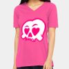 Ladies' Relaxed Jersey V-Neck T-Shirt Thumbnail