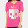 Ladies' Relaxed Jersey V-Neck T-Shirt Thumbnail