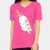 Ladies' Relaxed Jersey V-Neck T-Shirt Thumbnail