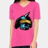 Ladies' Relaxed Jersey V-Neck T-Shirt Thumbnail