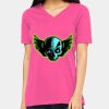 Ladies' Relaxed Jersey V-Neck T-Shirt Thumbnail