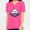 Ladies' Relaxed Jersey V-Neck T-Shirt Thumbnail