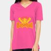 Ladies' Relaxed Jersey V-Neck T-Shirt Thumbnail