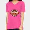 Ladies' Relaxed Jersey V-Neck T-Shirt Thumbnail