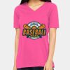 Ladies' Relaxed Jersey V-Neck T-Shirt Thumbnail