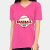 Ladies' Relaxed Jersey V-Neck T-Shirt Thumbnail