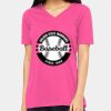 Ladies' Relaxed Jersey V-Neck T-Shirt Thumbnail