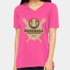 Ladies' Relaxed Jersey V-Neck T-Shirt Thumbnail