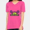 Ladies' Relaxed Jersey V-Neck T-Shirt Thumbnail