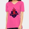 Ladies' Relaxed Jersey V-Neck T-Shirt Thumbnail