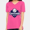 Ladies' Relaxed Jersey V-Neck T-Shirt Thumbnail