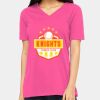 Ladies' Relaxed Jersey V-Neck T-Shirt Thumbnail