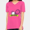 Ladies' Relaxed Jersey V-Neck T-Shirt Thumbnail