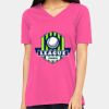 Ladies' Relaxed Jersey V-Neck T-Shirt Thumbnail