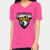 Ladies' Relaxed Jersey V-Neck T-Shirt Thumbnail