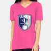 Ladies' Relaxed Jersey V-Neck T-Shirt Thumbnail