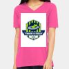 Ladies' Relaxed Jersey V-Neck T-Shirt Thumbnail