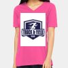 Ladies' Relaxed Jersey V-Neck T-Shirt Thumbnail