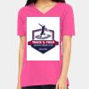 Ladies' Relaxed Jersey V-Neck T-Shirt Thumbnail