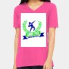 Ladies' Relaxed Jersey V-Neck T-Shirt Thumbnail