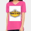 Ladies' Relaxed Jersey V-Neck T-Shirt Thumbnail