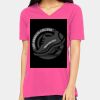 Ladies' Relaxed Jersey V-Neck T-Shirt Thumbnail