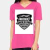 Ladies' Relaxed Jersey V-Neck T-Shirt Thumbnail