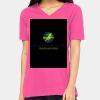 Ladies' Relaxed Jersey V-Neck T-Shirt Thumbnail