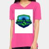 Ladies' Relaxed Jersey V-Neck T-Shirt Thumbnail