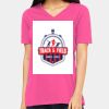 Ladies' Relaxed Jersey V-Neck T-Shirt Thumbnail