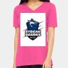 Ladies' Relaxed Jersey V-Neck T-Shirt Thumbnail