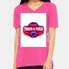 Ladies' Relaxed Jersey V-Neck T-Shirt Thumbnail