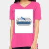 Ladies' Relaxed Jersey V-Neck T-Shirt Thumbnail