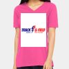 Ladies' Relaxed Jersey V-Neck T-Shirt Thumbnail