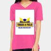 Ladies' Relaxed Jersey V-Neck T-Shirt Thumbnail