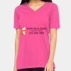 Ladies' Relaxed Jersey V-Neck T-Shirt Thumbnail