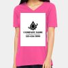 Ladies' Relaxed Jersey V-Neck T-Shirt Thumbnail