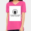 Ladies' Relaxed Jersey V-Neck T-Shirt Thumbnail